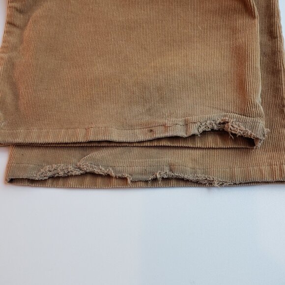 Guess Jeans Stretch Brown Corduroy Boot Cut Retro Pants Ladies Size 32 - Picture 5 of 10